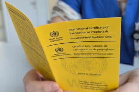 International vaccination record at the Centre médical Gare de Renens